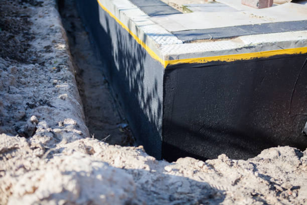 Residential Wet Basement Repair installation at a Leslie, MI home by SJ Waterproofing Pros